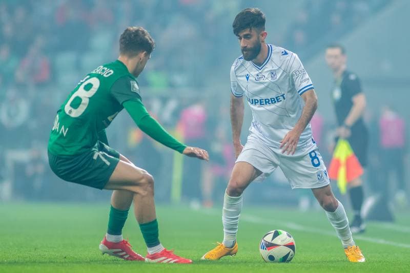 Football. PKO BP Ekstraklasa. Slask Wroclaw - Lech Poznan. 29.03.2025