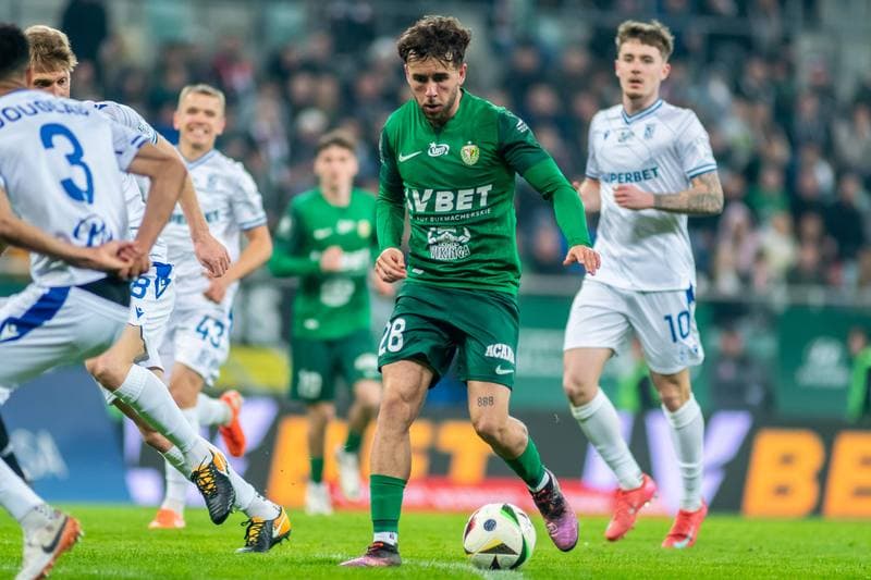 Football. PKO BP Ekstraklasa. Slask Wroclaw - Lech Poznan. 29.03.2025