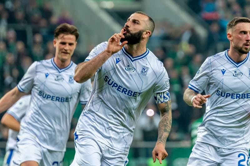 Football. PKO BP Ekstraklasa. Slask Wroclaw - Lech Poznan. 29.03.2025