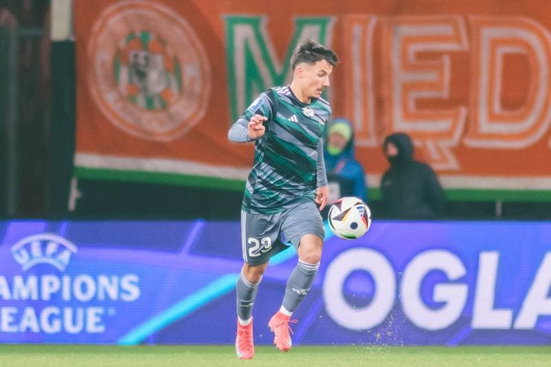 Football. PKO BP Ekstraklasa. Zaglebie Lubin - Lechia Gdansk. 17.02.2025