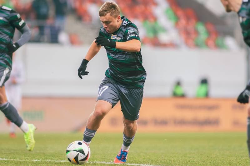 Football. PKO BP Ekstraklasa. Zaglebie Lubin - Lechia Gdansk. 17.02.2025