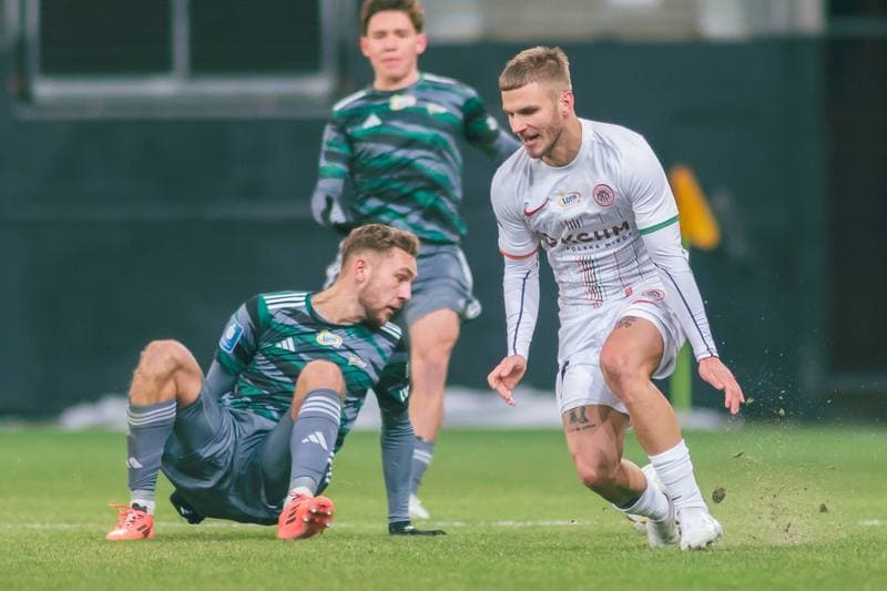 Football. PKO BP Ekstraklasa. Zaglebie Lubin - Lechia Gdansk. 17.02.2025