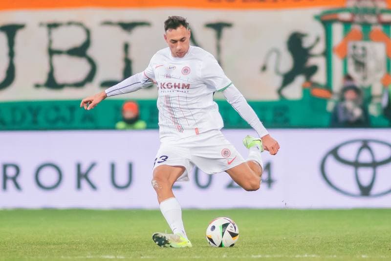 Football. PKO BP Ekstraklasa. Zaglebie Lubin - Lechia Gdansk. 17.02.2025