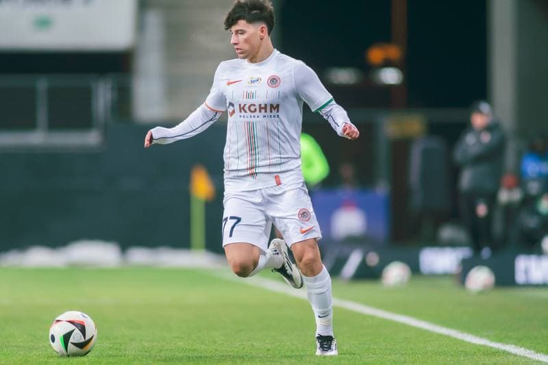 Football. PKO BP Ekstraklasa. Zaglebie Lubin - Lechia Gdansk. 17.02.2025