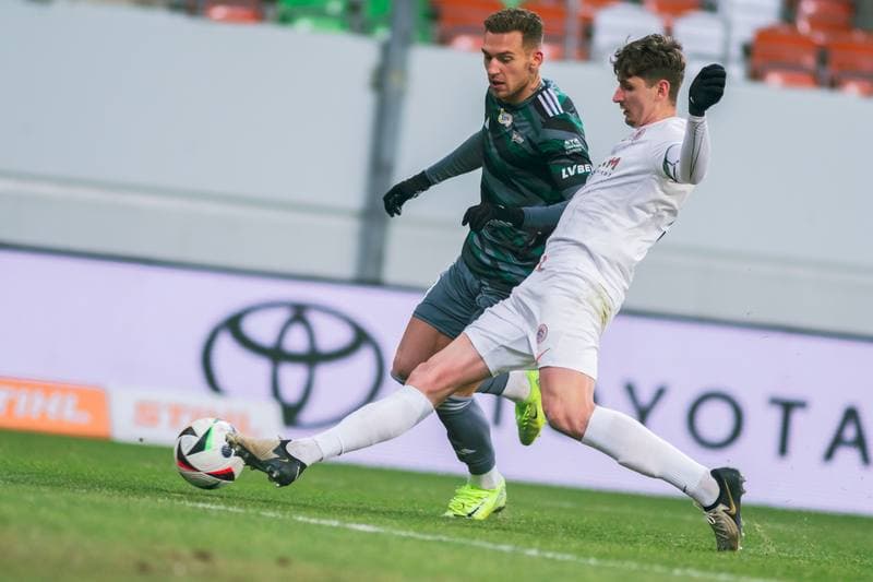 Football. PKO BP Ekstraklasa. Zaglebie Lubin - Lechia Gdansk. 17.02.2025