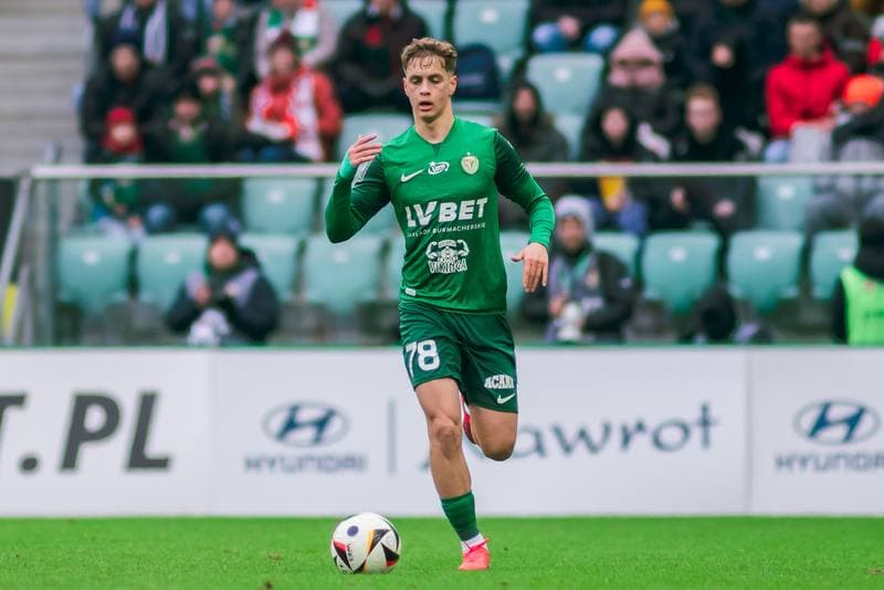 Football. PKO BP Ekstraklasa. Slask Wroclaw - Widzew Lodz. 15.02.2025