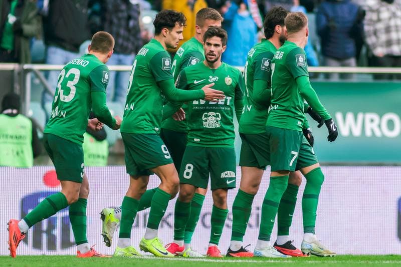 Football. PKO BP Ekstraklasa. Slask Wroclaw - Widzew Lodz. 15.02.2025