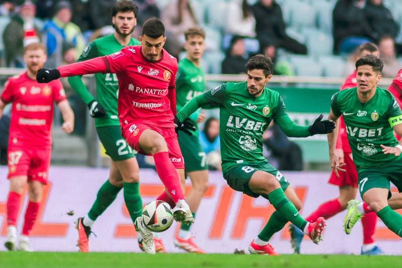 Football. PKO BP Ekstraklasa. Slask Wroclaw - Widzew Lodz. 15.02.2025