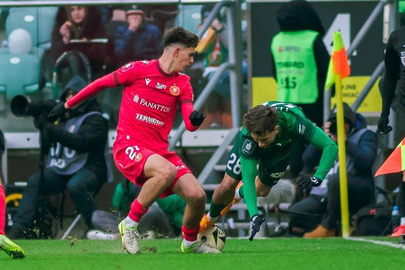 Football. PKO BP Ekstraklasa. Slask Wroclaw - Widzew Lodz. 15.02.2025