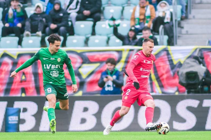 Football. PKO BP Ekstraklasa. Slask Wroclaw - Widzew Lodz. 15.02.2025