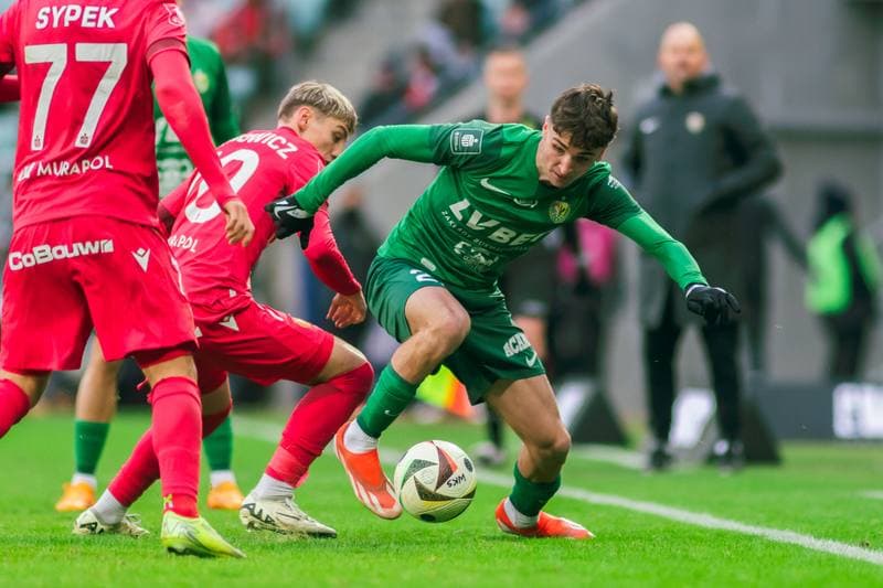 Football. PKO BP Ekstraklasa. Slask Wroclaw - Widzew Lodz. 15.02.2025