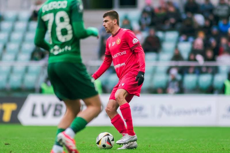 Football. PKO BP Ekstraklasa. Slask Wroclaw - Widzew Lodz. 15.02.2025