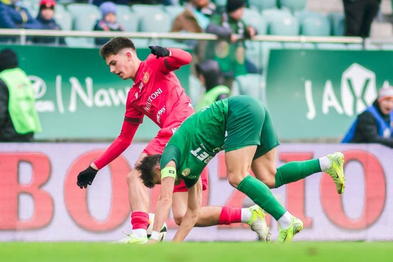 Football. PKO BP Ekstraklasa. Slask Wroclaw - Widzew Lodz. 15.02.2025