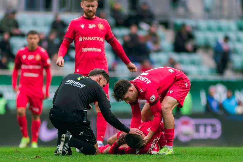 Football. PKO BP Ekstraklasa. Slask Wroclaw - Widzew Lodz. 15.02.2025