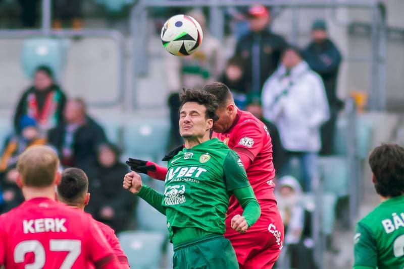 Football. PKO BP Ekstraklasa. Slask Wroclaw - Widzew Lodz. 15.02.2025