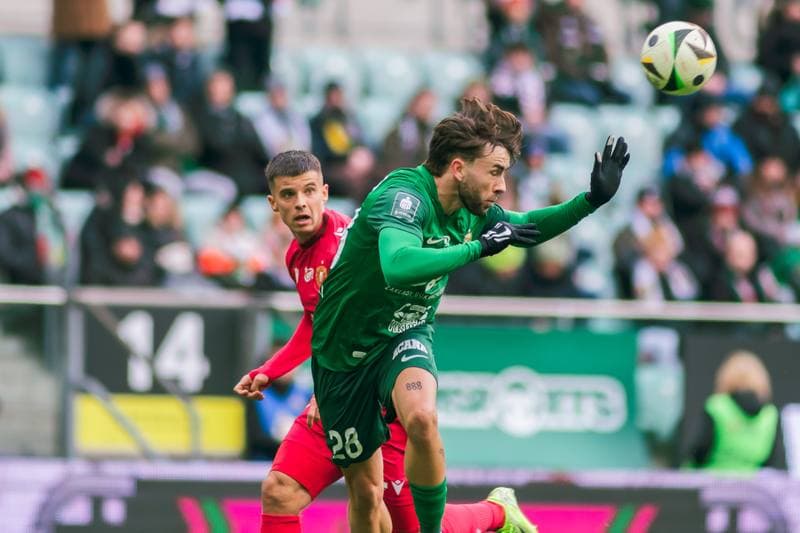 Football. PKO BP Ekstraklasa. Slask Wroclaw - Widzew Lodz. 15.02.2025