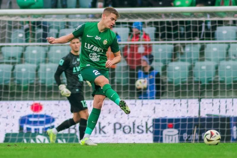 Football. PKO BP Ekstraklasa. Slask Wroclaw - Widzew Lodz. 15.02.2025