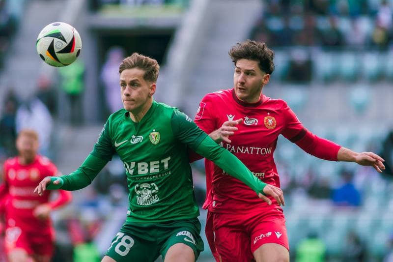 Football. PKO BP Ekstraklasa. Slask Wroclaw - Widzew Lodz. 15.02.2025
