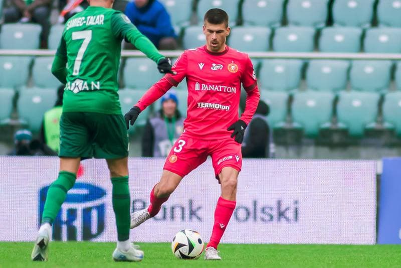 Football. PKO BP Ekstraklasa. Slask Wroclaw - Widzew Lodz. 15.02.2025