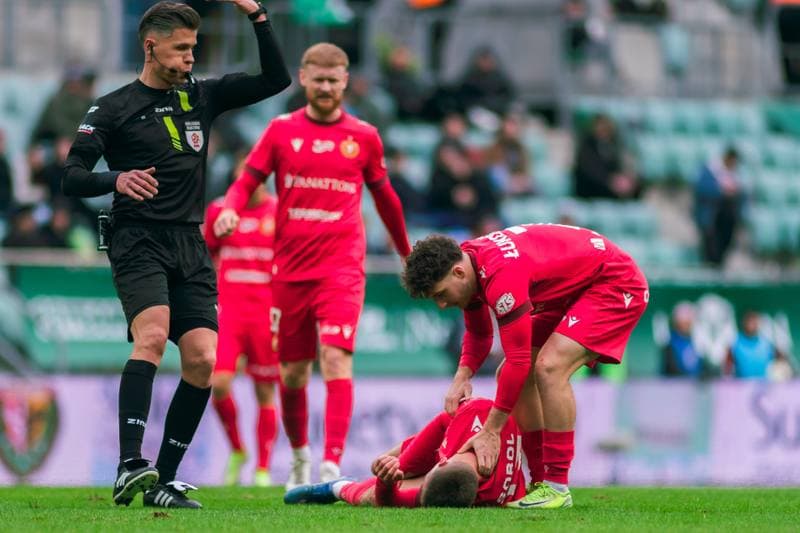 Football. PKO BP Ekstraklasa. Slask Wroclaw - Widzew Lodz. 15.02.2025