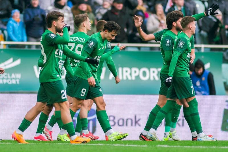 Football. PKO BP Ekstraklasa. Slask Wroclaw - Widzew Lodz. 15.02.2025