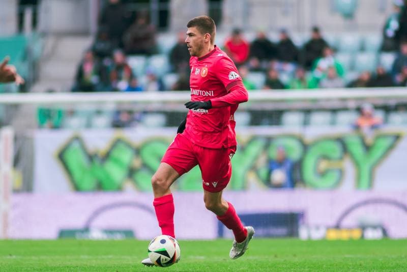 Football. PKO BP Ekstraklasa. Slask Wroclaw - Widzew Lodz. 15.02.2025