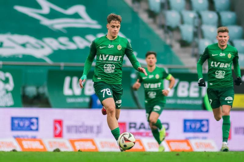 Football. PKO BP Ekstraklasa. Slask Wroclaw - Widzew Lodz. 15.02.2025