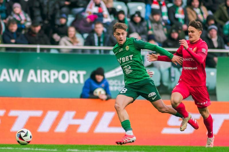 Football. PKO BP Ekstraklasa. Slask Wroclaw - Widzew Lodz. 15.02.2025