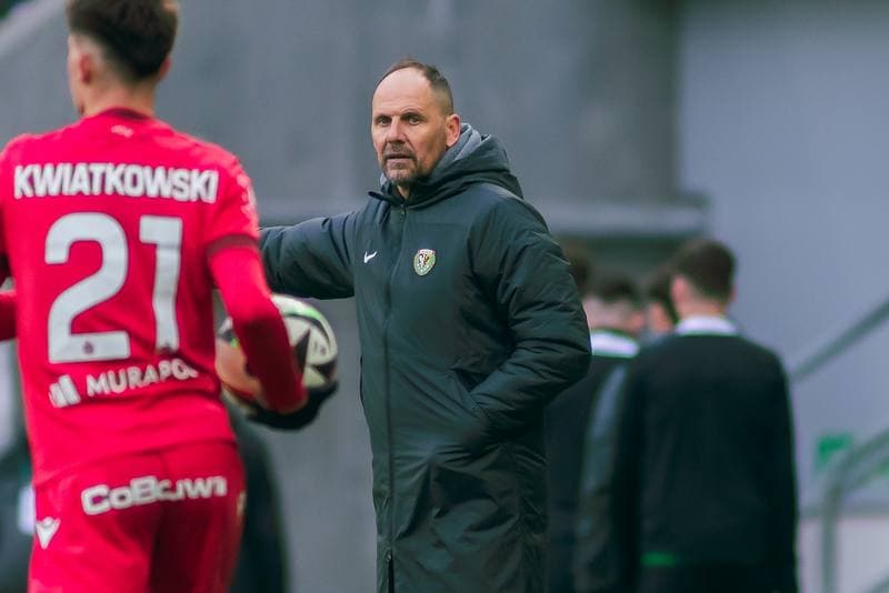 Football. PKO BP Ekstraklasa. Slask Wroclaw - Widzew Lodz. 15.02.2025