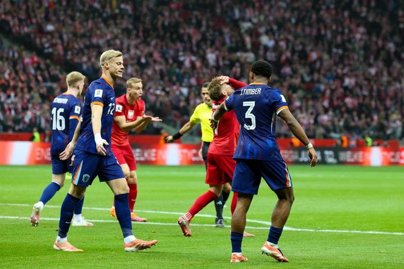 Football. FIFA World Cup Qualifiers. Poland - Netherlands. 14.11.2025