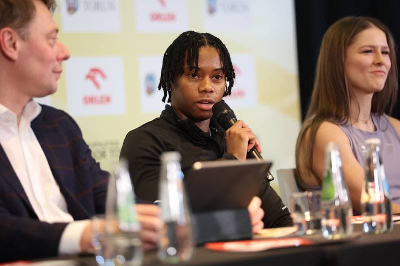 Athletics. Poland national team. Press Conference. 21.02.2026