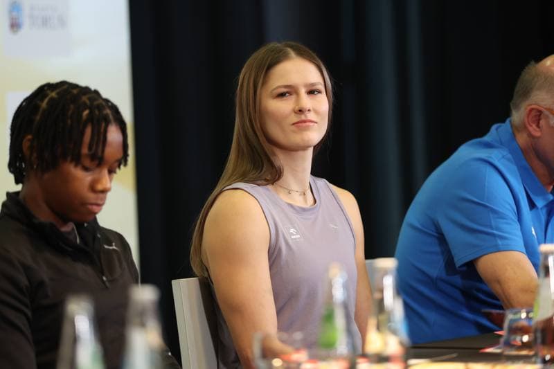 Athletics. Poland national team. Press Conference. 21.02.2026