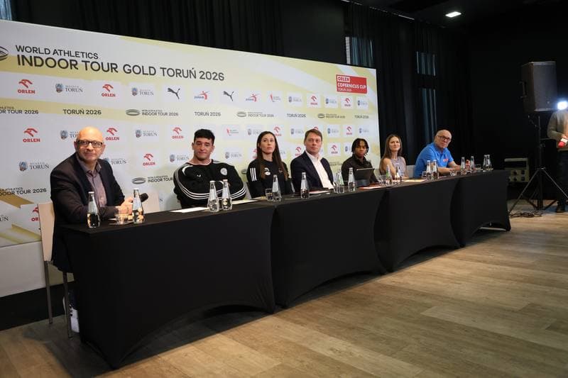 Athletics. Poland national team. Press Conference. 21.02.2026