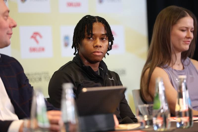 Athletics. Poland national team. Press Conference. 21.02.2026