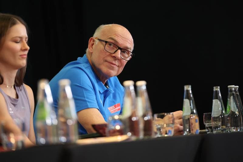 Athletics. Poland national team. Press Conference. 21.02.2026