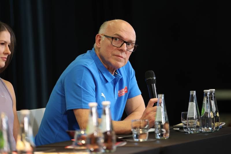 Athletics. Poland national team. Press Conference. 21.02.2026