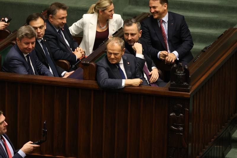 Donald Tusk. 45th Session of the Sejm of the 10th Term. 18.11.2025