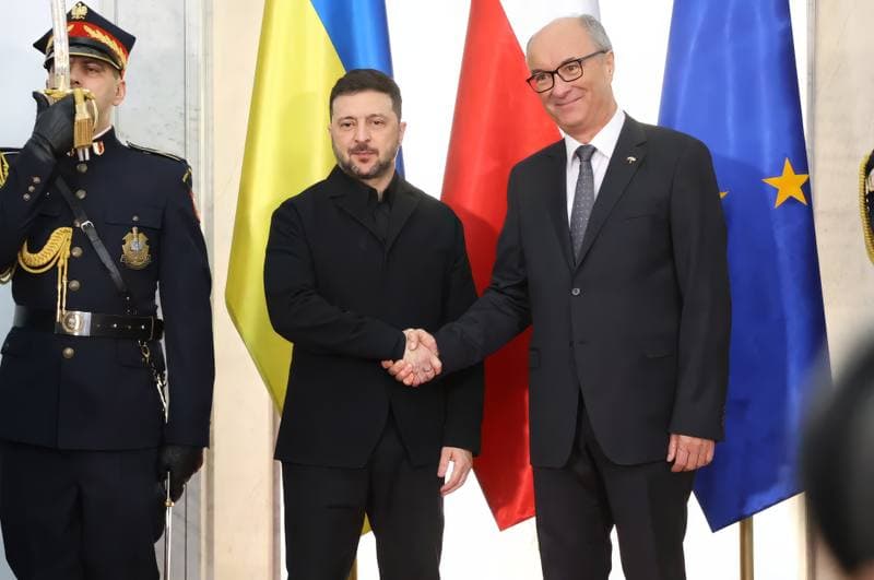 President of Ukraine Volodymyr Zelensky. Meeting with Wlodzimierz Czarzasty. 19.12.2025