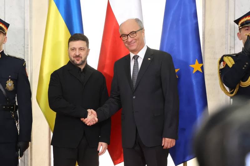 President of Ukraine Volodymyr Zelensky. Meeting with Wlodzimierz Czarzasty. 19.12.2025