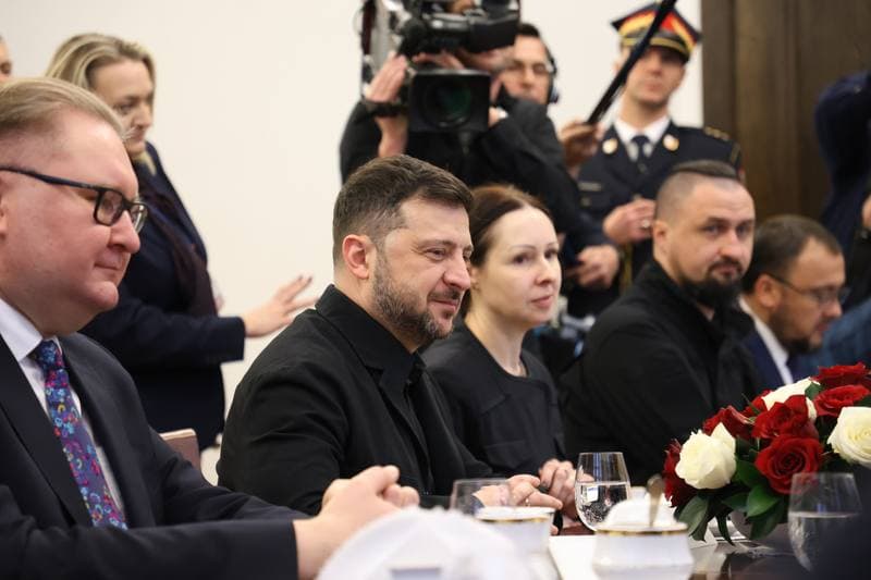 President of Ukraine Volodymyr Zelensky. Meeting with Wlodzimierz Czarzasty. 19.12.2025