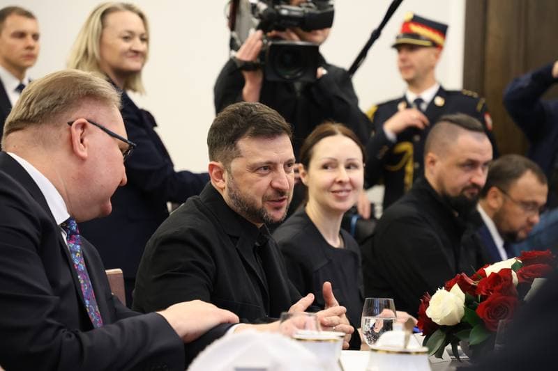President of Ukraine Volodymyr Zelensky. Meeting with Wlodzimierz Czarzasty. 19.12.2025
