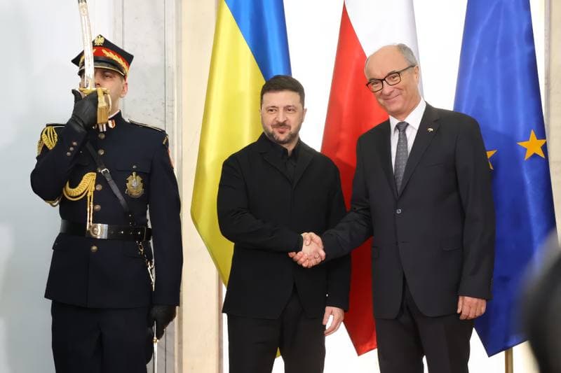President of Ukraine Volodymyr Zelensky. Meeting with Wlodzimierz Czarzasty. 19.12.2025