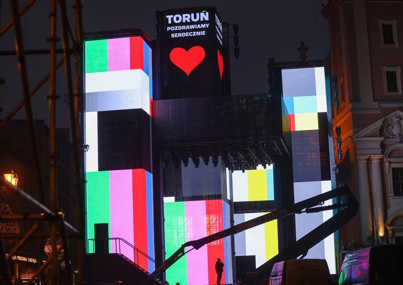 New Year's Eve Scene with Polsat. Torun. 27.12.2025