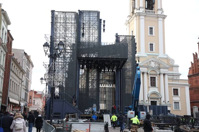 New Year's Eve Scene with Polsat. Torun. 28.12.2025