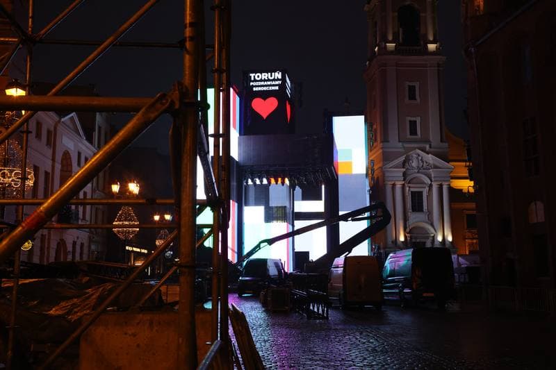 New Year's Eve Scene with Polsat. Torun. 27.12.2025