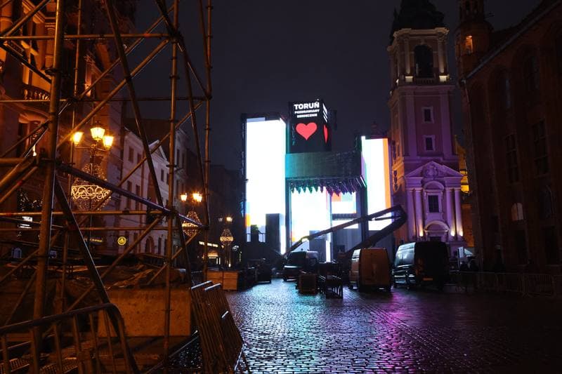 New Year's Eve Scene with Polsat. Torun. 27.12.2025