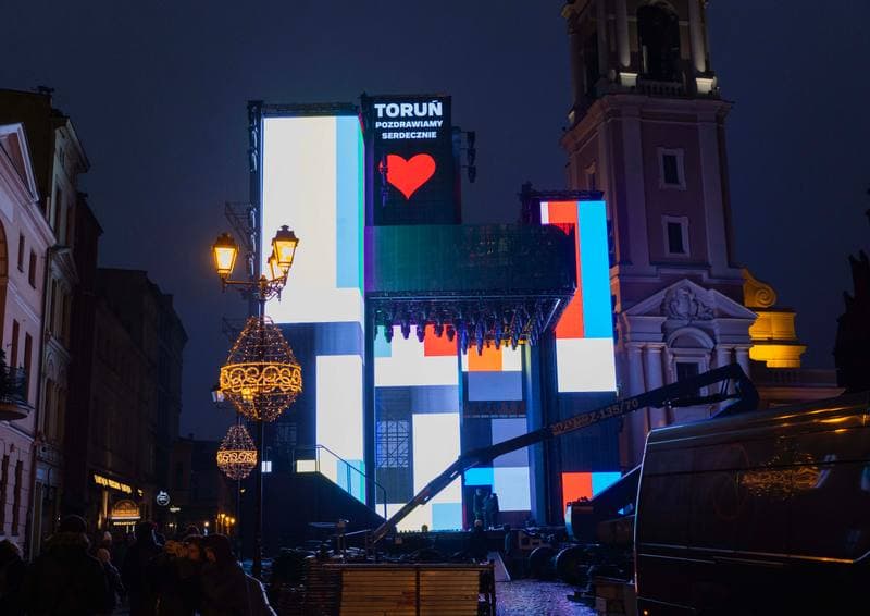 New Year's Eve Scene with Polsat. Torun. 27.12.2025