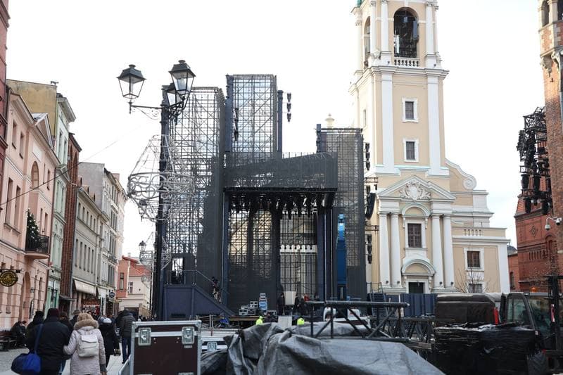 New Year's Eve Scene with Polsat. Torun. 28.12.2025