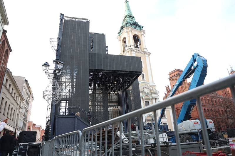 New Year's Eve Scene with Polsat. Torun. 28.12.2025