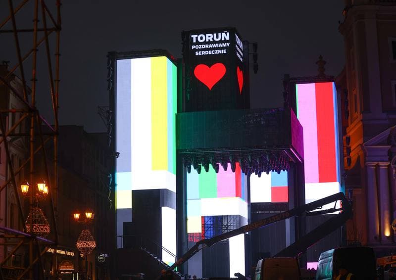 New Year's Eve Scene with Polsat. Torun. 27.12.2025